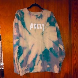 Comfort colors sweatshirt tie dye